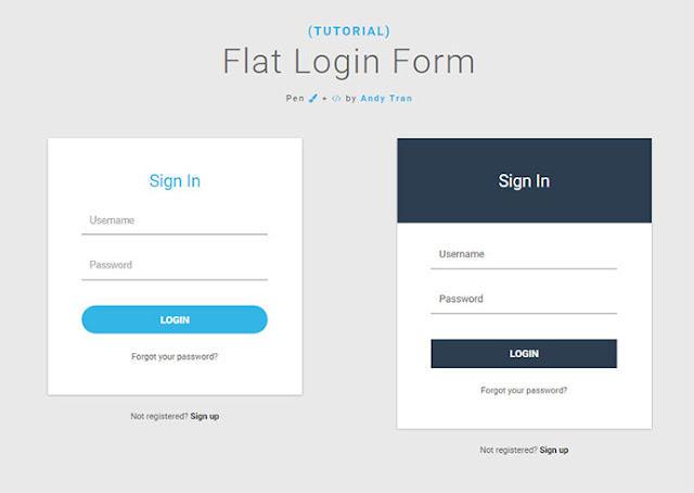 17 Contoh Desain Halaman Login Dijamin Keren + Source (HTML, CSS, JS ...