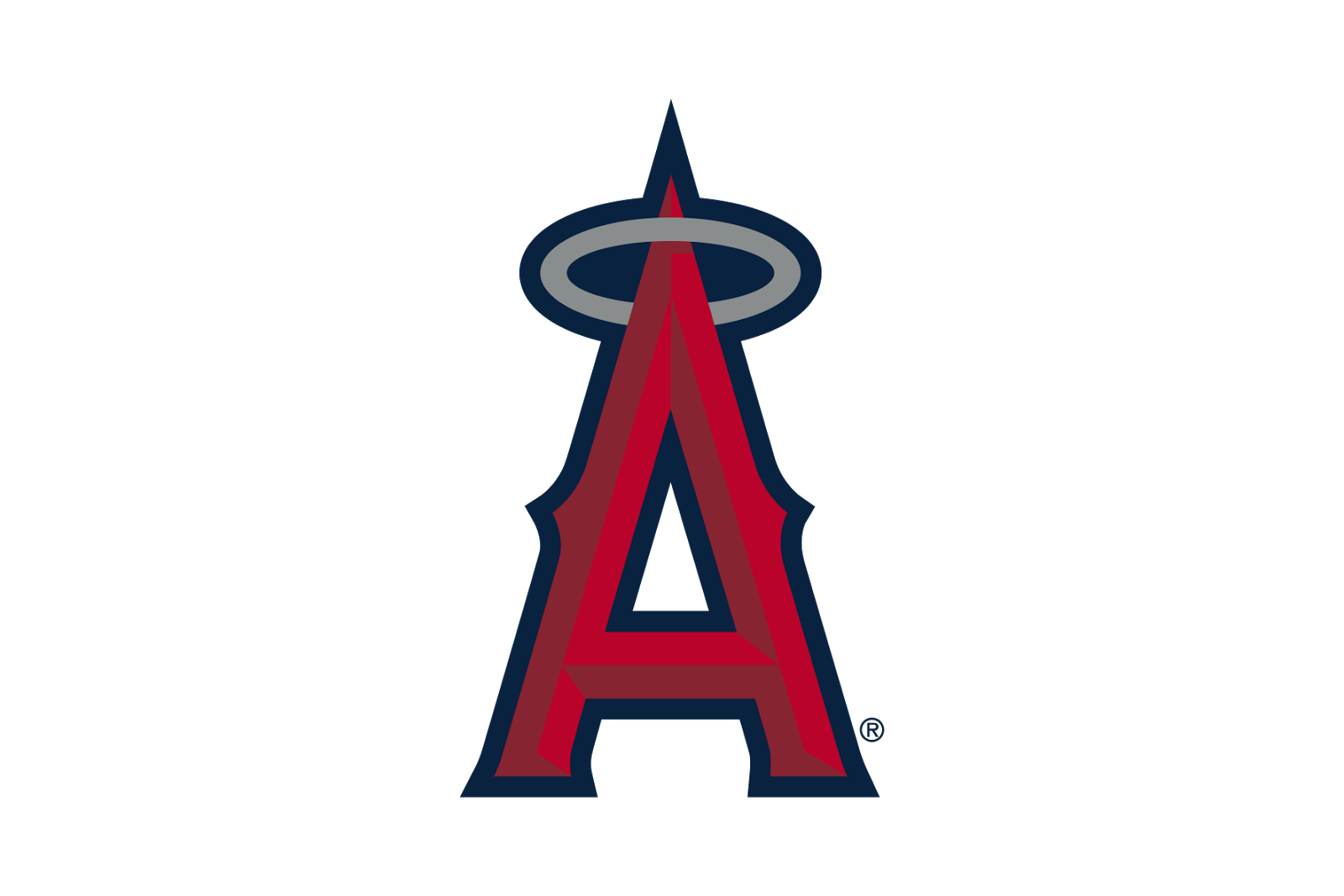 Sweat-shirt Unisexe Los Angeles Angels - Logo Club De Baseball - Coton/Polyester