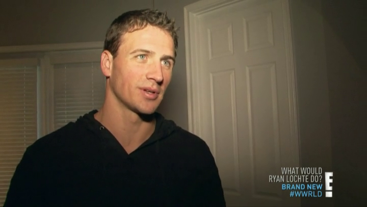 Male Celeb Screencaps: Ryan Lochte Shirtless Screencaps In What Would