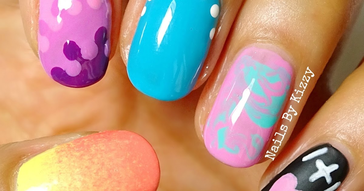 10. Easy Back to School Nail Designs with Stickers - wide 3
