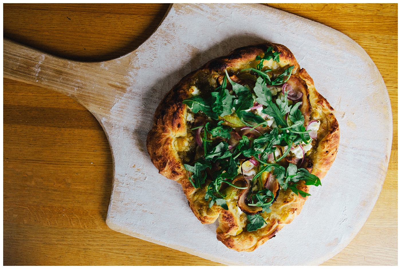 Cooking with B.S. Fig, Goat Cheese, and Pancetta Flatbread Pizza