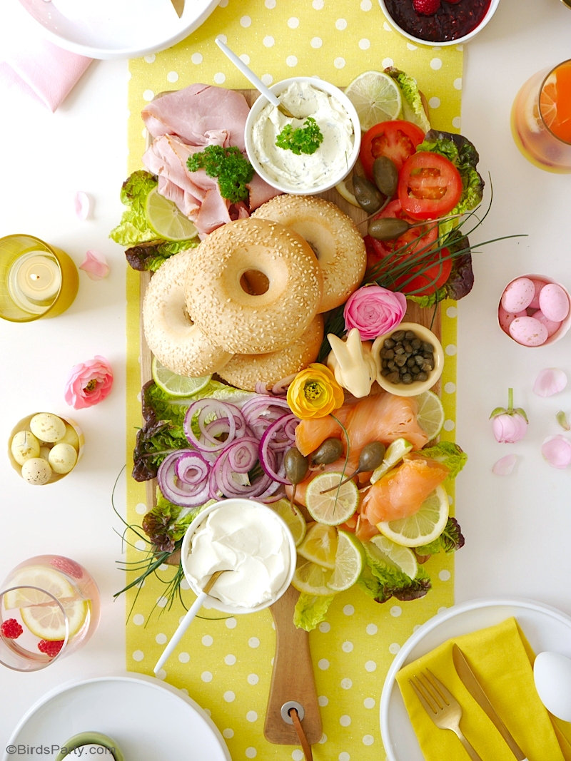 How To Build a Bagel Brunch Board Party Ideas Party Printables Blog