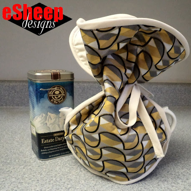 Shabby Fabrics Tea Cozy crafted by eSheep Designs