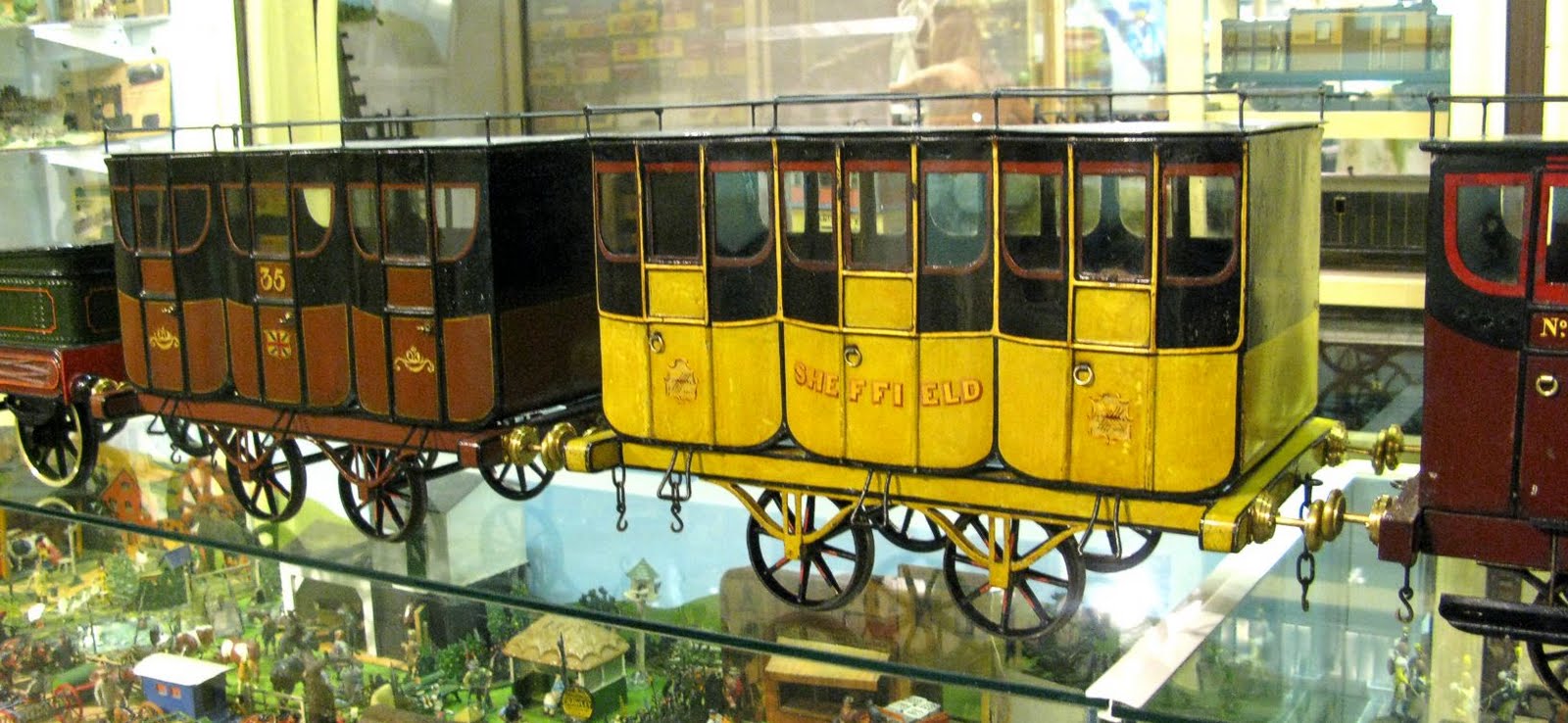 Brighton Toy and Model Museum 1840's carriages, restoration work