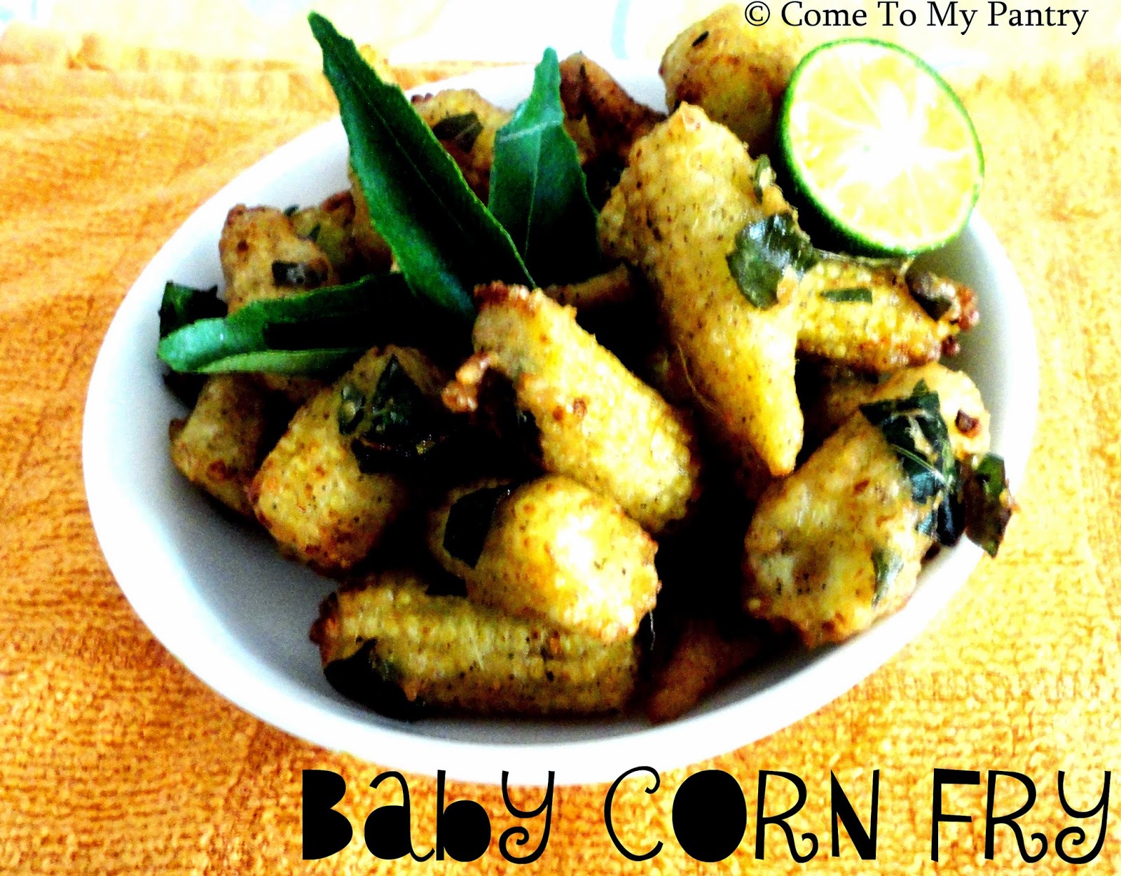 Baby Corn Pepper Fry | Baby Corn Chilli | Golden Fried Baby Corn