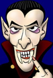 Vampiro Ilustración de un vampiro para niños