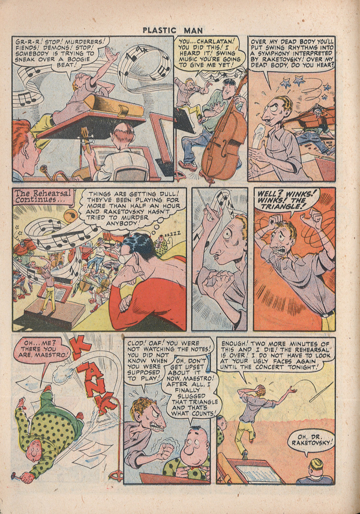 Read online Plastic Man (1943) comic -  Issue #8 - 18