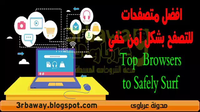 افضل 4 متصفحات للتصفح بشكل آمن خفي Top 4 Browsers to Safely Surf