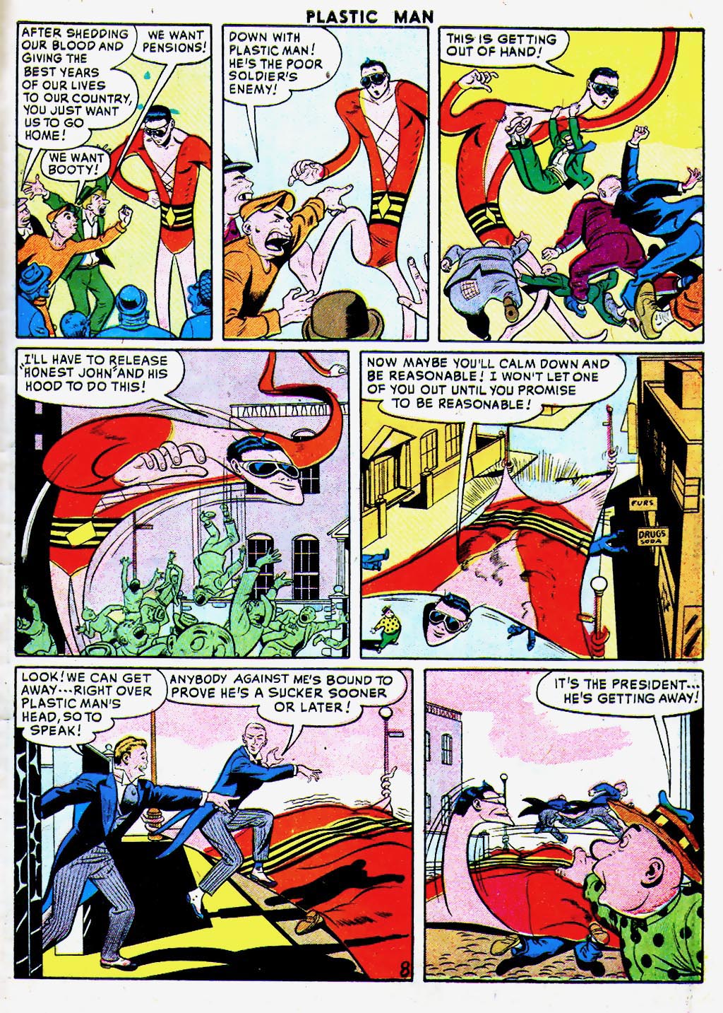 Read online Plastic Man (1943) comic -  Issue #61 - 31