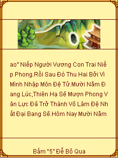 (Game Việt Hóa) Phong Vân Truyện