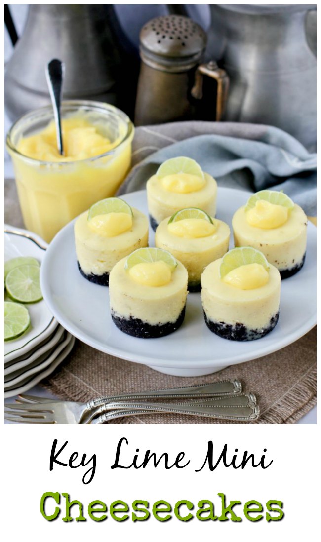 Mini Key Lime Cheesecakes Karen's Kitchen Stories