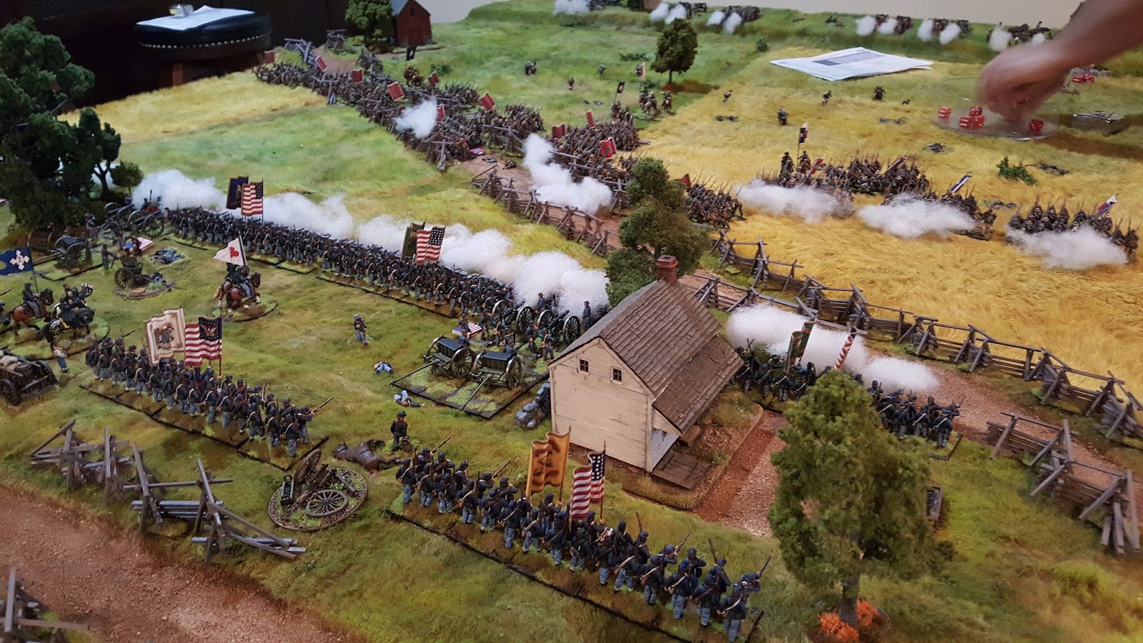 Jay's Wargaming Madness ACW Pickett's Charge AAR