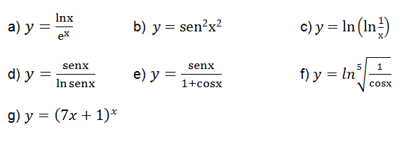 derivadas de funciones resueltas