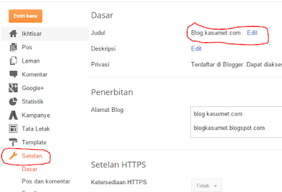 Cara Mengganti Judul Blog pada Blogger