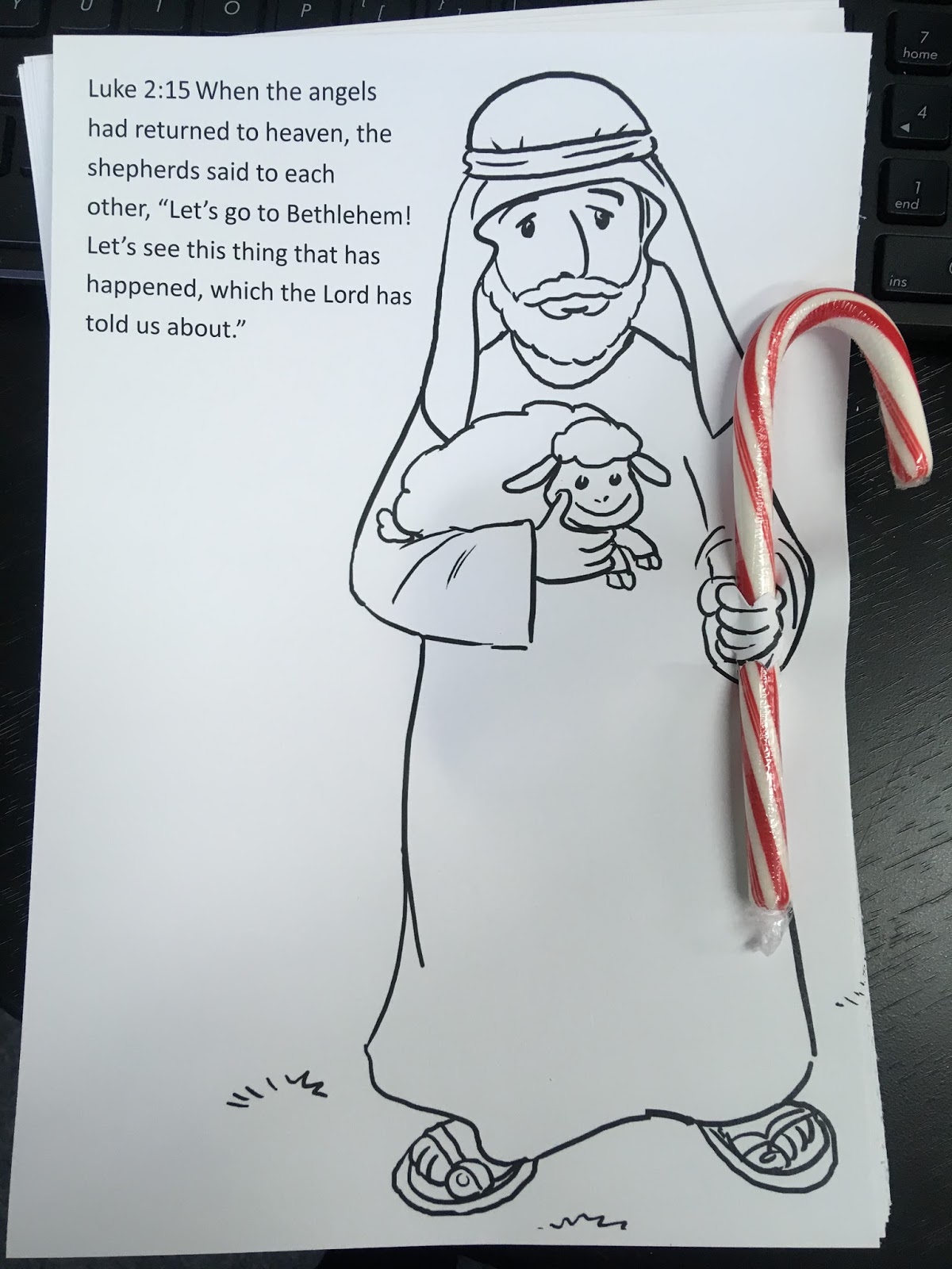 The Confident Journal Sunday School Craft Christmas Shepherd