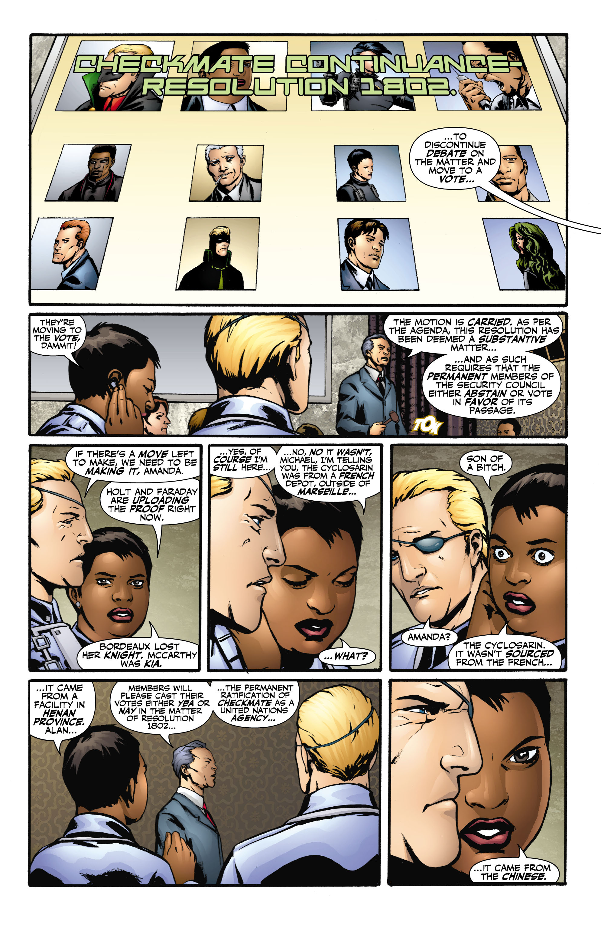 Read online Checkmate (2006) comic -  Issue #1 - 21