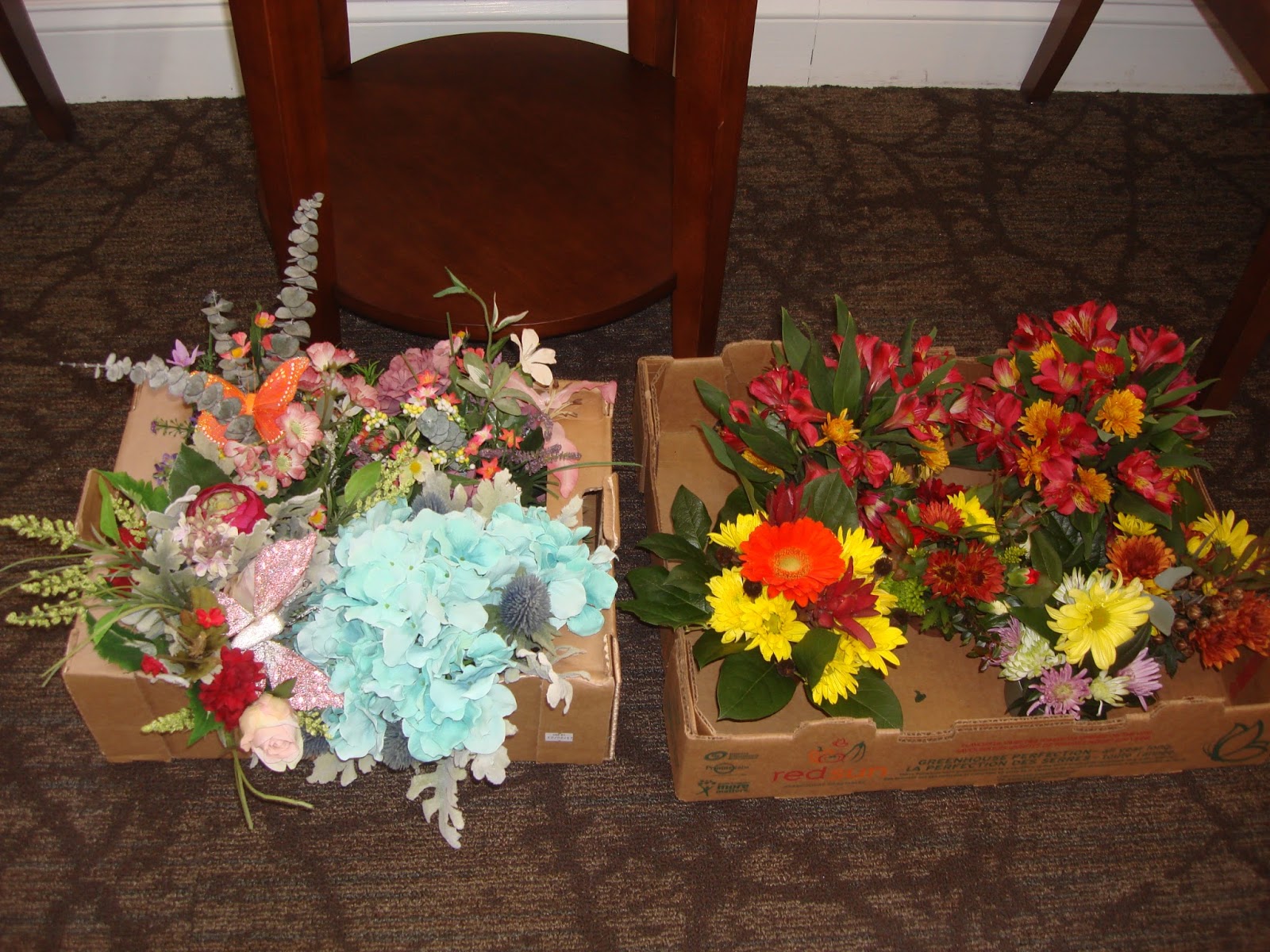 Centreville Garden Club Flower arrangements to Manor Care Nursing Home