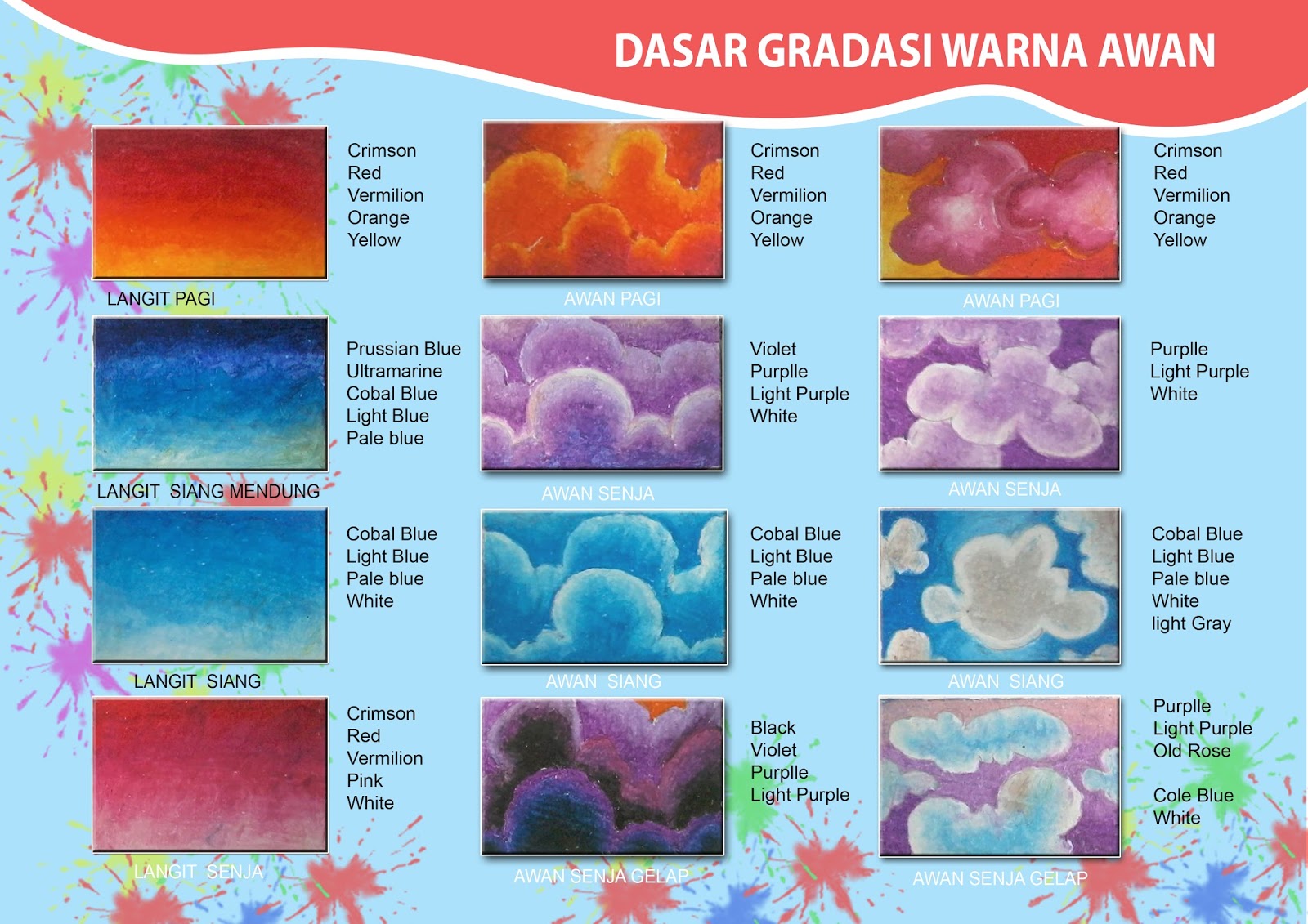 Contoh Gradasi Warna Kaligrafi Cikimm Com
