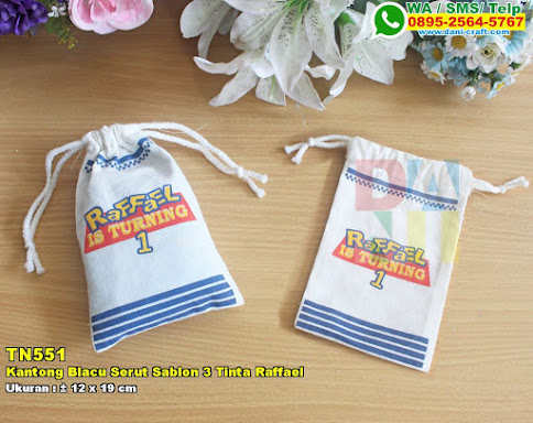 Kantong Blacu Serut Sablon 3 Tinta Raffael Kantong Blacu Serut Sablon 3 Tinta Raffael