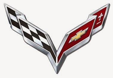 Sports Car Logo With Two Flags