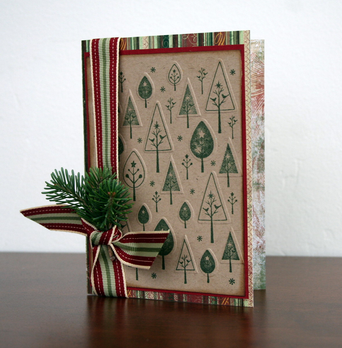 Oh My Crafts Blog: It's That Easy: Christmas Card