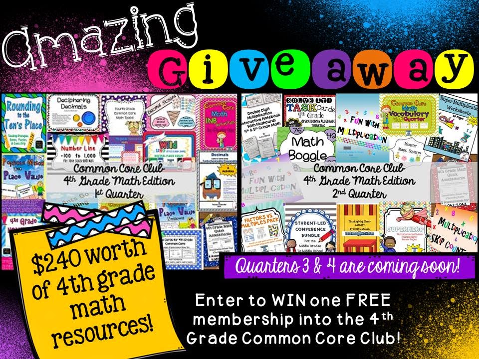 Interactive Learning With Miss Stefany: Fourth Grade Common Core...a ...