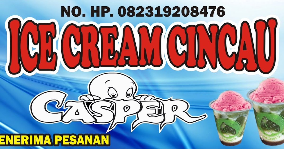 Contoh Banner Es Krim - Contoh Kono