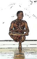 Profe de yoga dando clase Profe de yoga dando clase