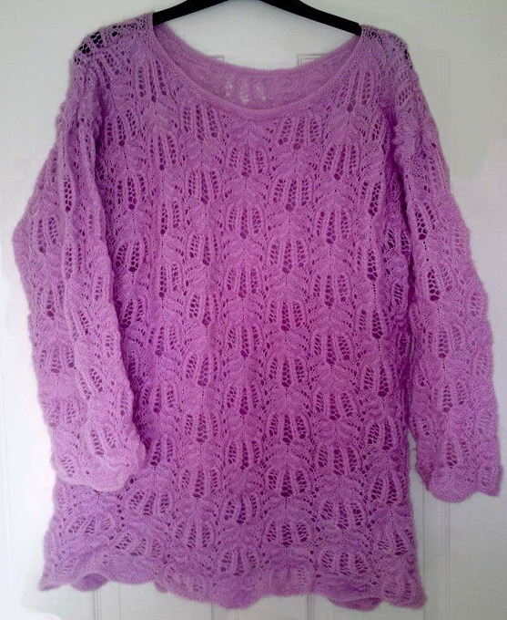 Irina My knitting. Lace Jumpers. PATTERN.