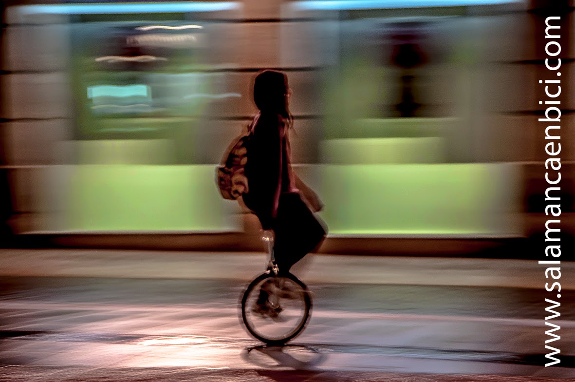 monociclo carril bici salamanca