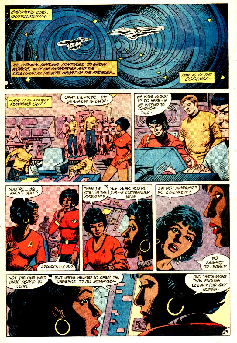 Read online Star Trek (1984) comic -  Issue #33 - 23