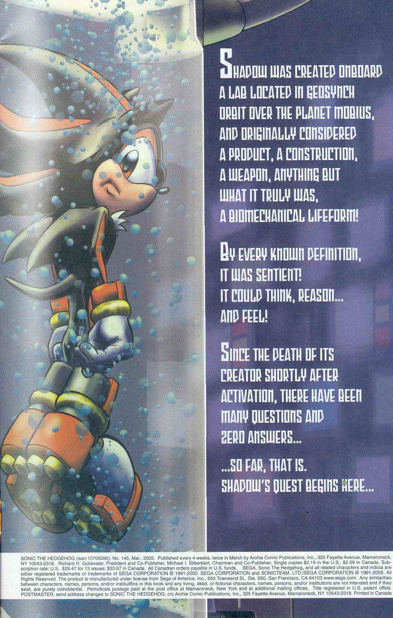 Read online Sonic The Hedgehog comic -  Issue #145 - 2