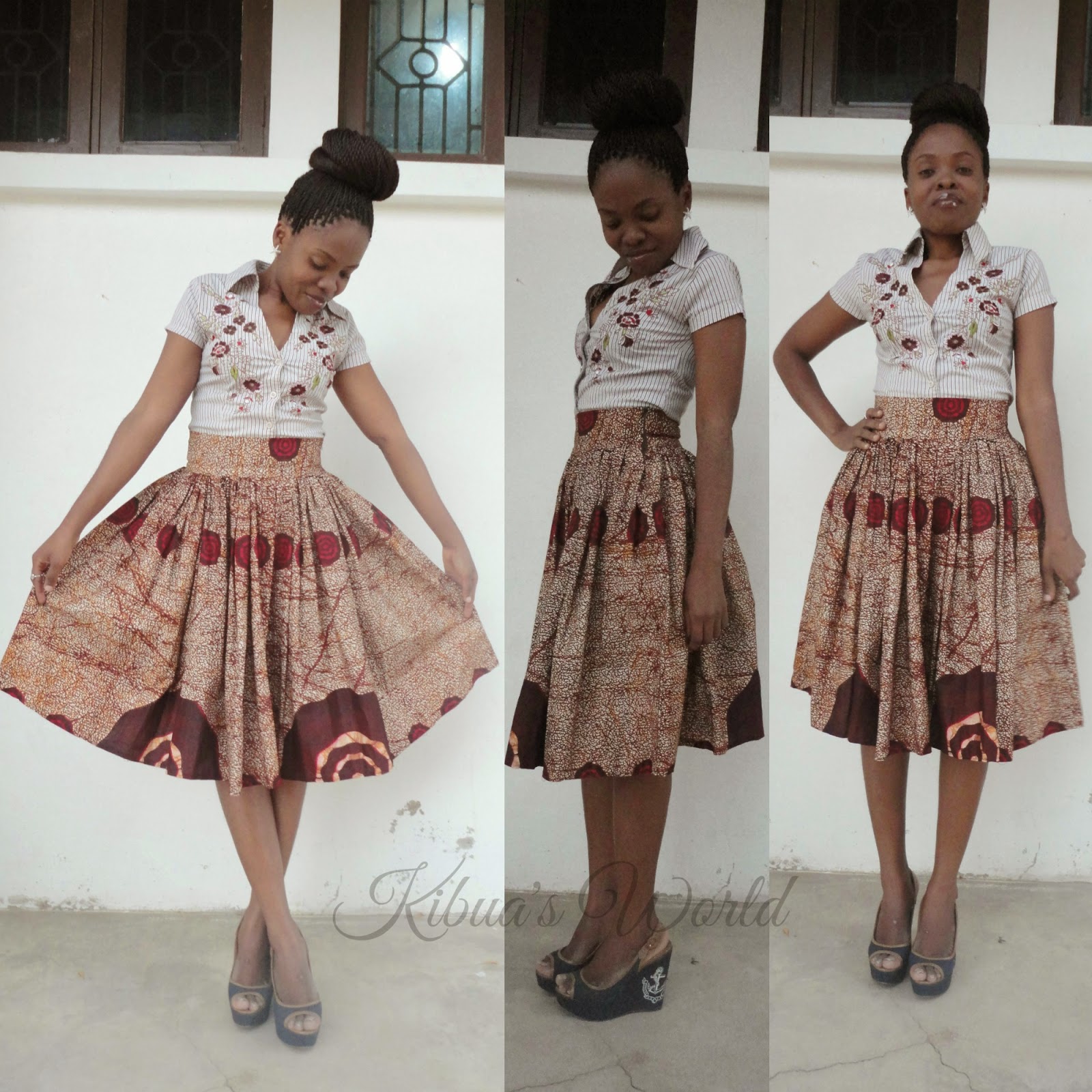 kitenge short skirts designs