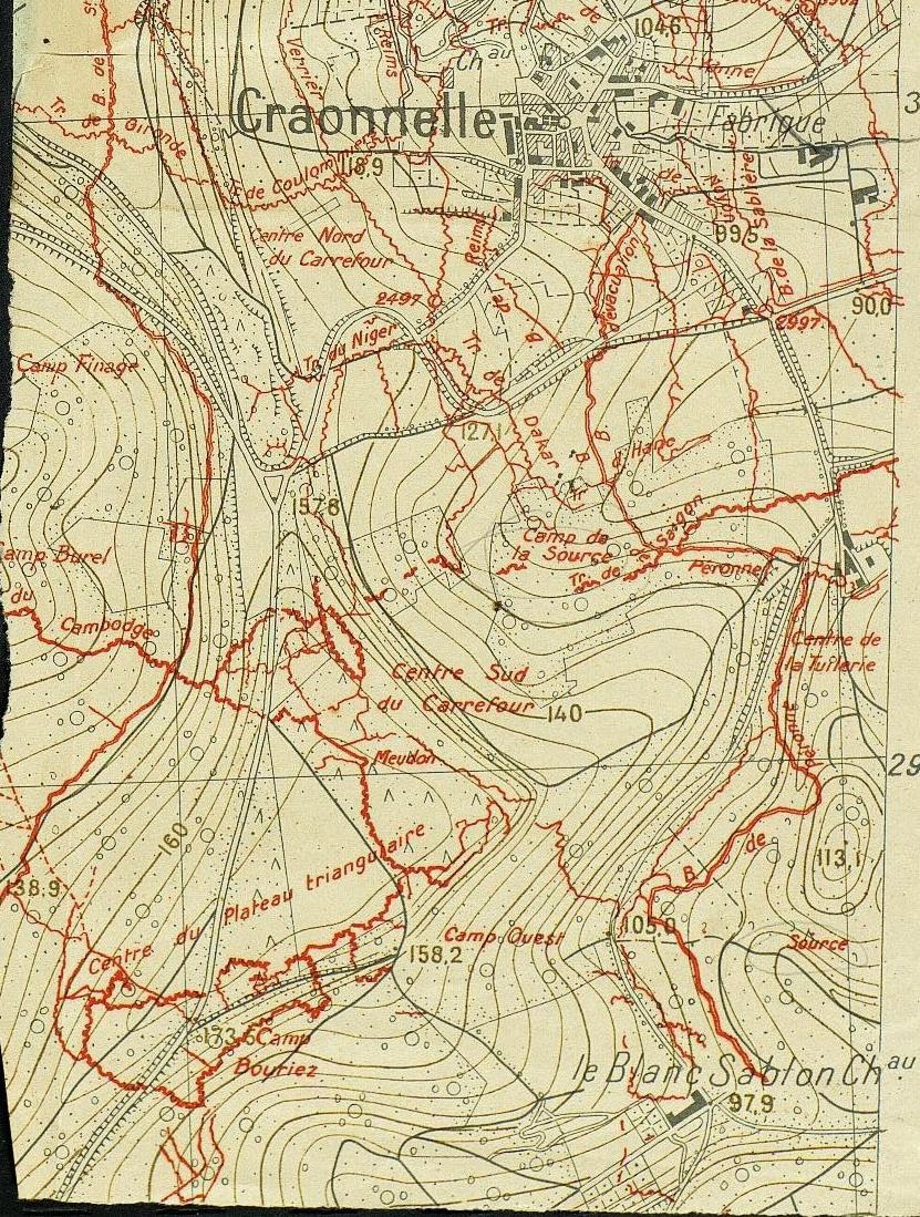 Dictionnaire du Chemin des Dames P comme Plateau Triangulaire