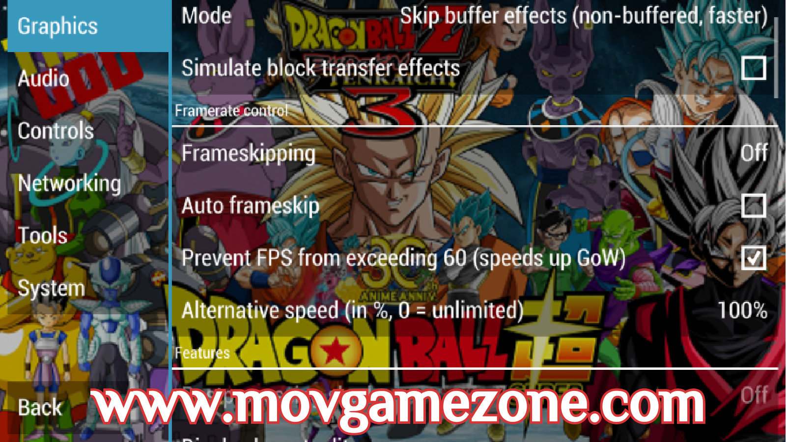Best PPSSPP Setting For Dragon Ball Z Tenkaichi Tag Team Mod V14 PPSSPP