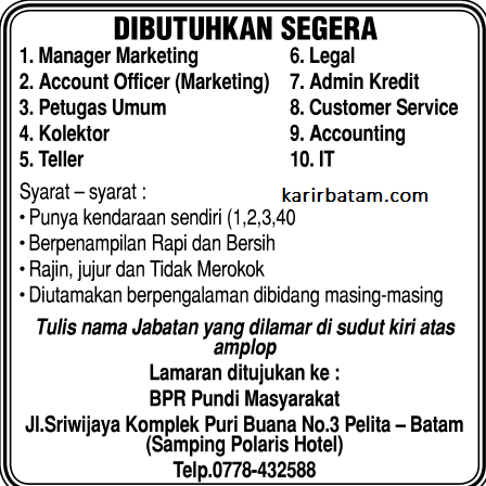 Lowongan Accounting Officer - Loker Spot