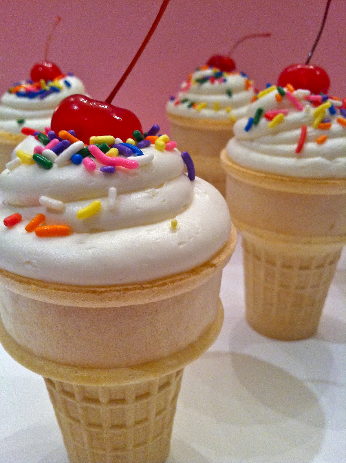 Delicious Halloween Cupcakes in Ice Cream Cones