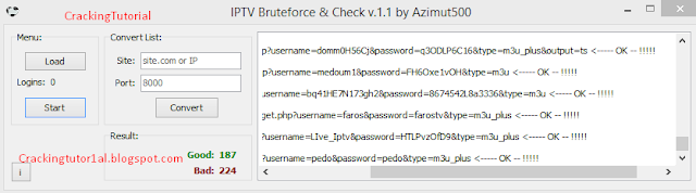 Iptv bruteforce & checker 1.1 download Iptv bruteforce & checker 1.1 download
