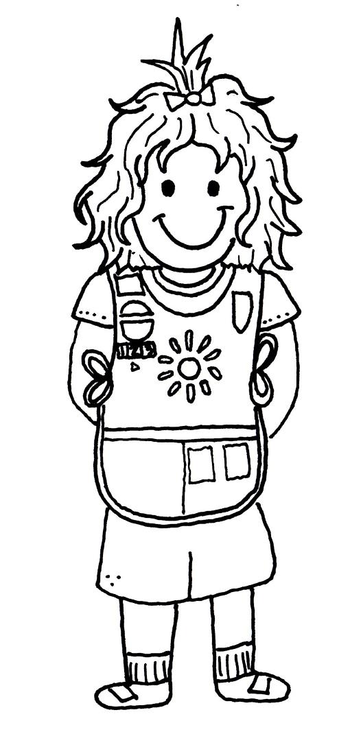 daisy girl scouts coloring pages free - photo #42