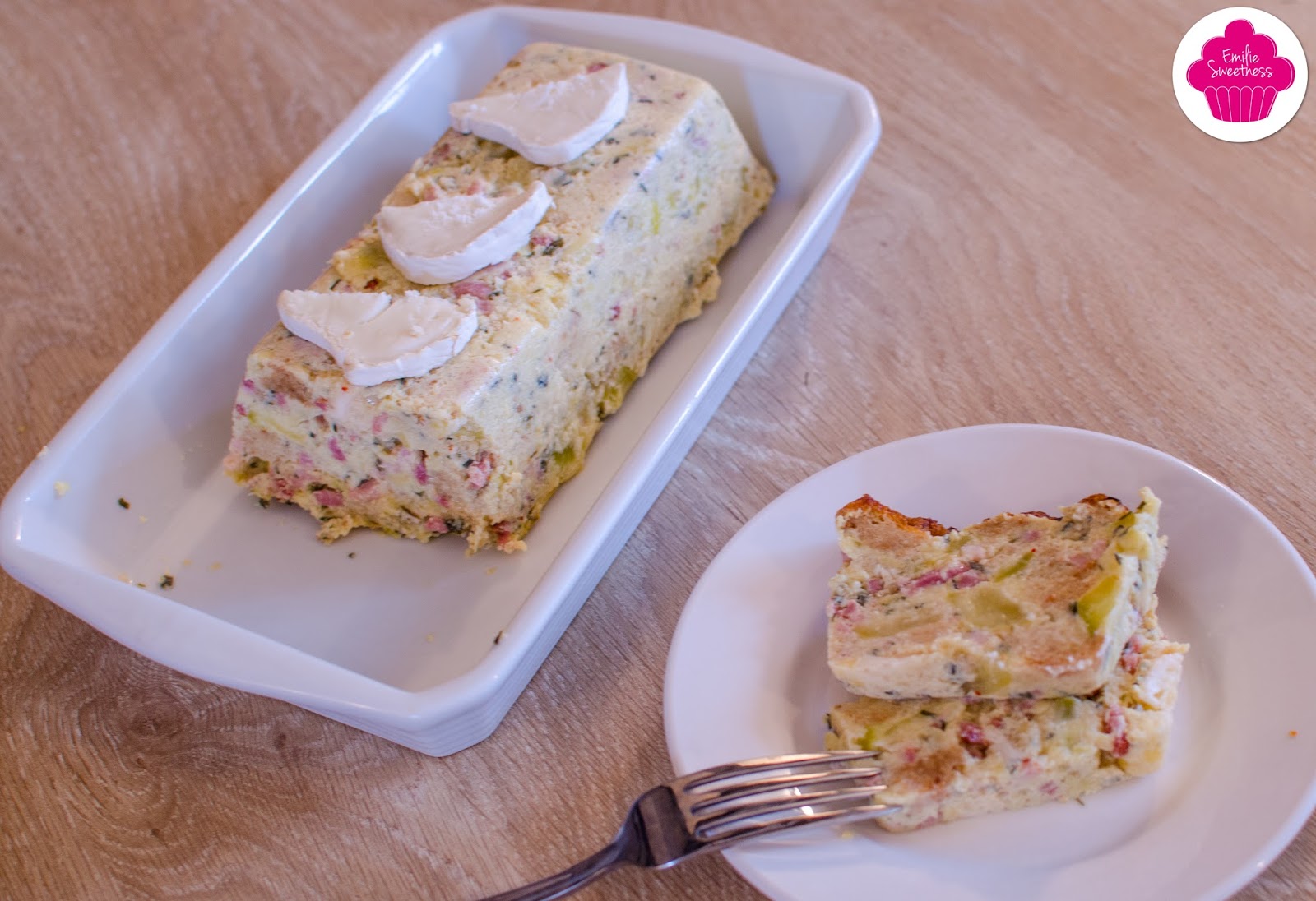 Emilie Sweetness Flan De Courgettes Lardons Chevre Cuisson A L