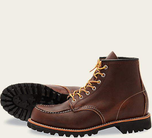 red wing heritage men's roughneck lace up boot
