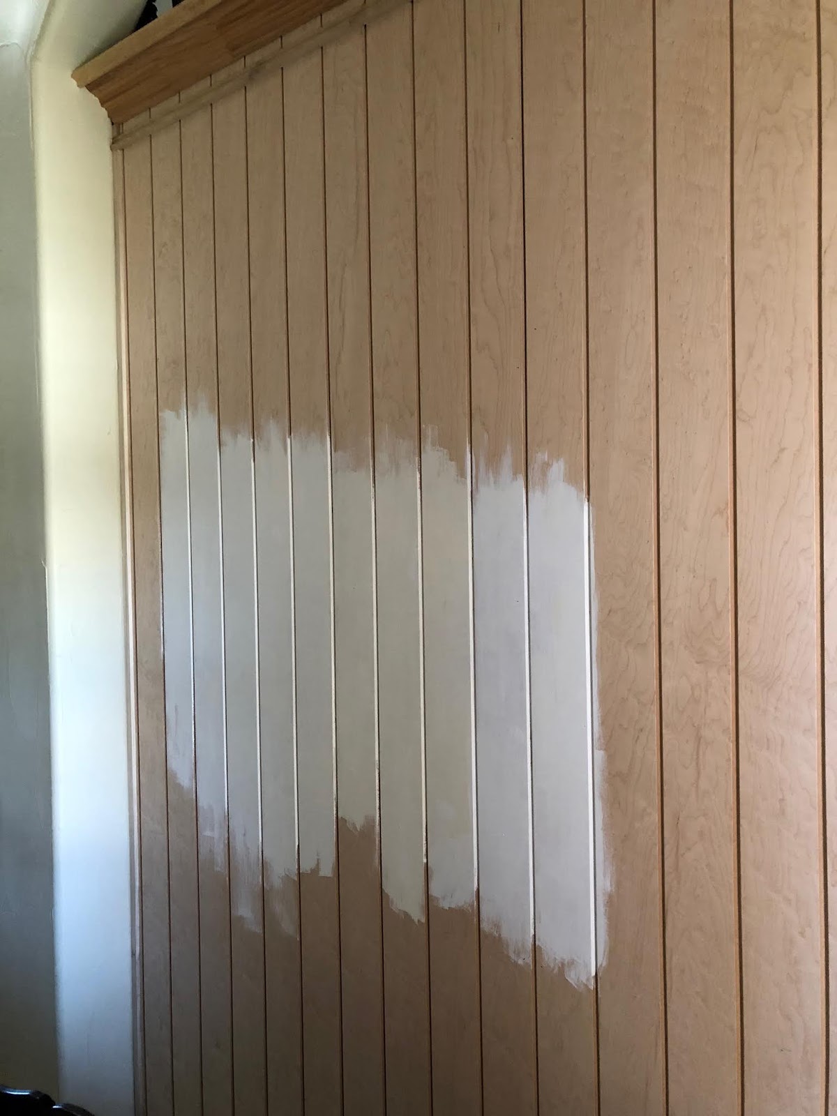 At Rivercrest Cottage Whatever Happened With The Bead Board Wall?