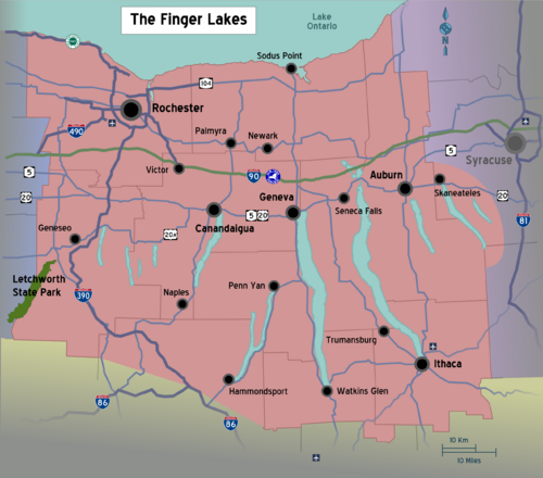 Empire State Farming Finger Lakes - Flmap