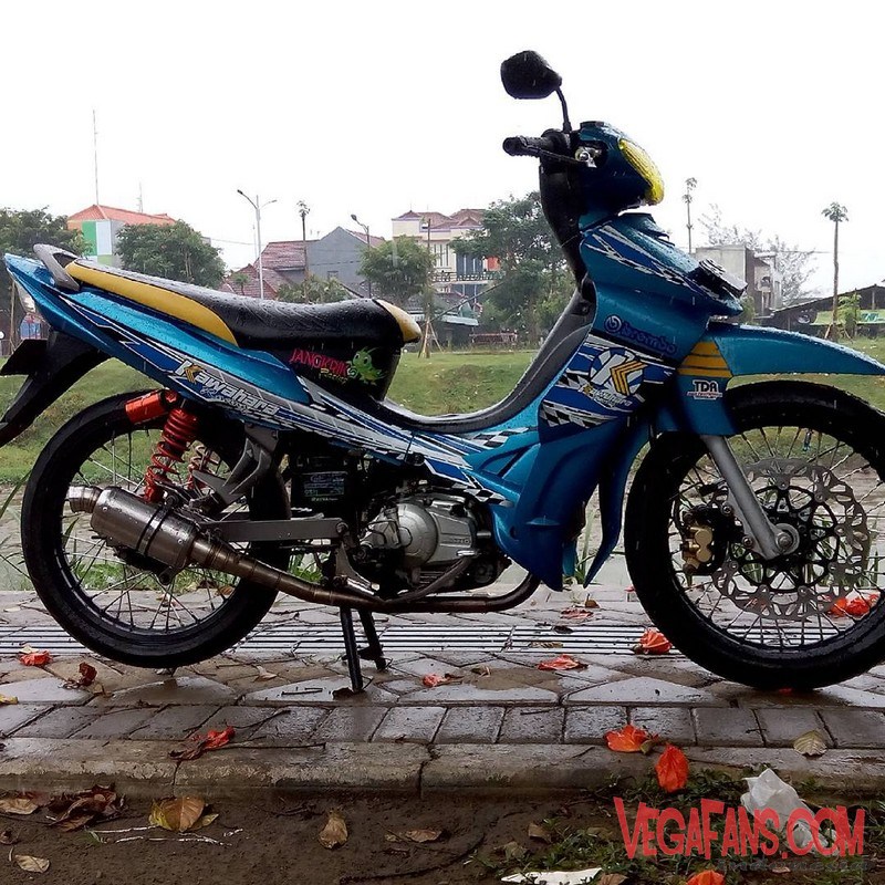 Jupiter Z Biru Modif Road Race