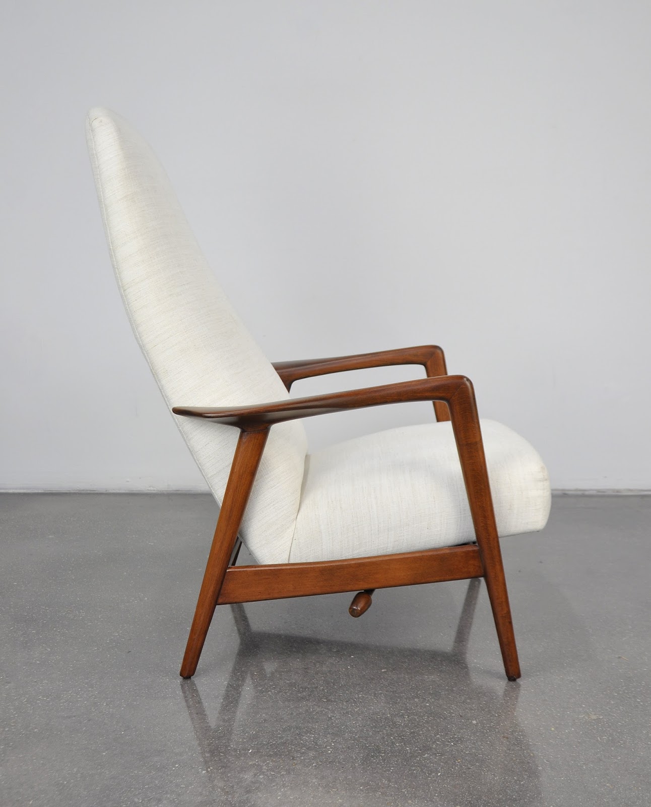 SELECT MODERN Folke Ohlsson for DUX High Back Rocker Recliner Lounge Chair