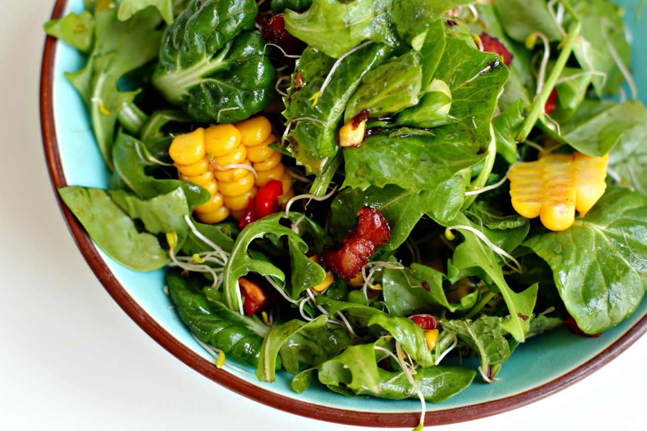 Food Trucks Shoots and Sprout Salad with Chorizo