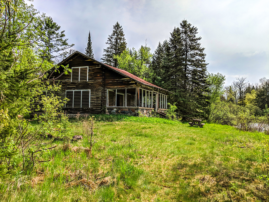 Historic Gibson Cabin on the North Country National Trail - St Croix River Section