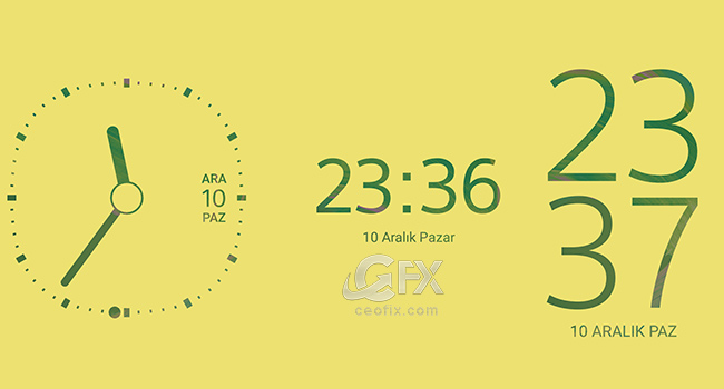 Androidde Kilit Ekran Saati Nasil Degistirilir