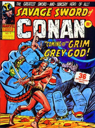 Marvel UK, Savage Sword of Conan #3, the grim grey god
