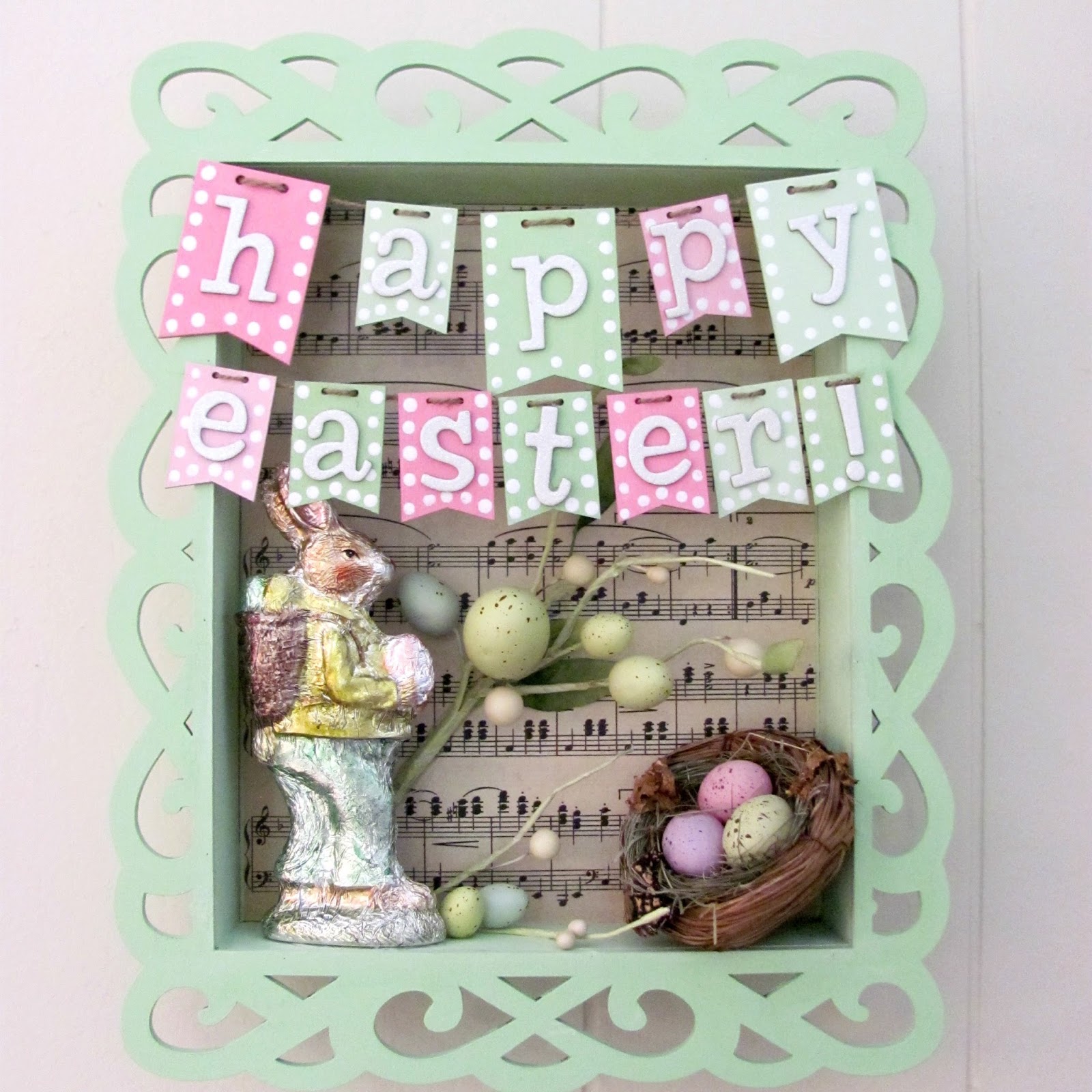 My Shabby Chateau Easter Shadow Box Project